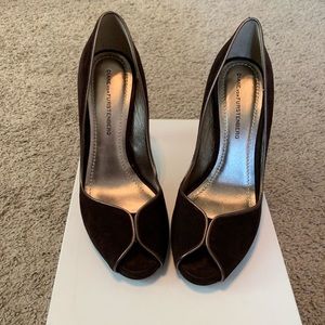 Diane von Furstenberg peep toe pumps